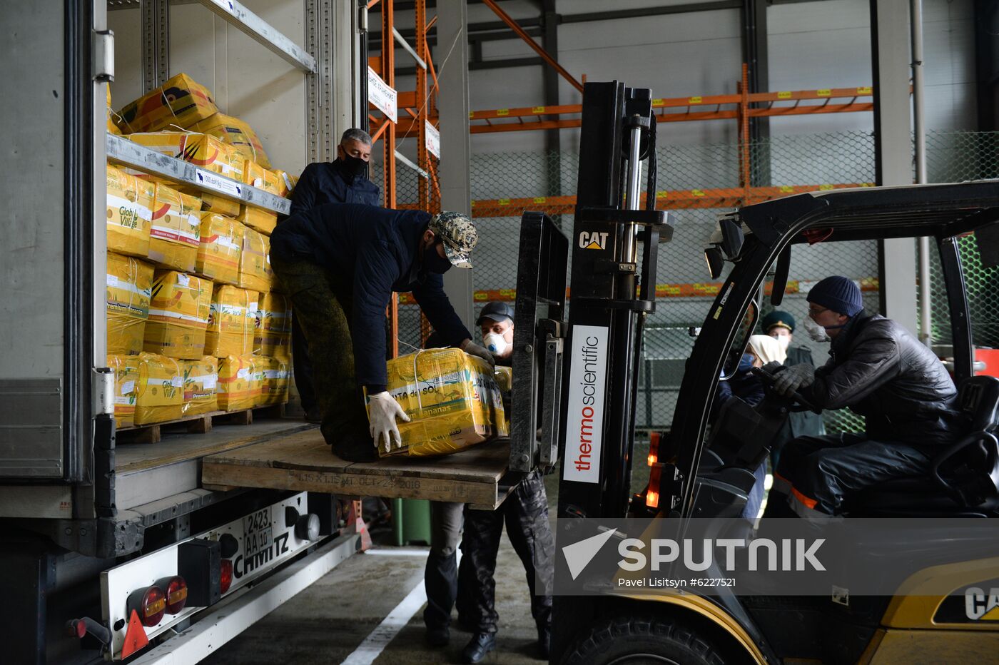 Russia Coronavirus Customs Control