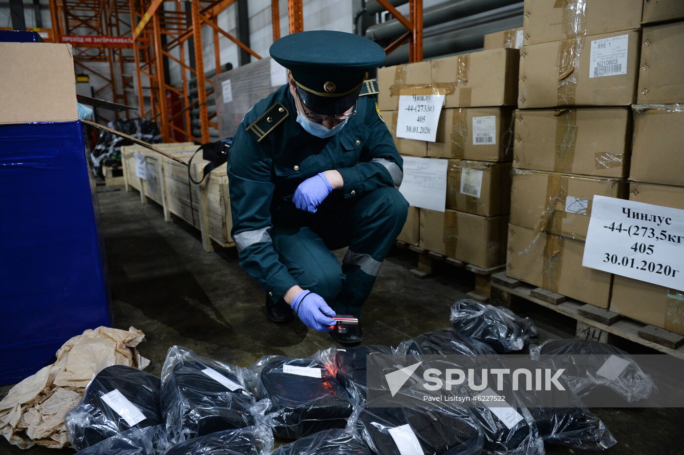 Russia Coronavirus Customs Control