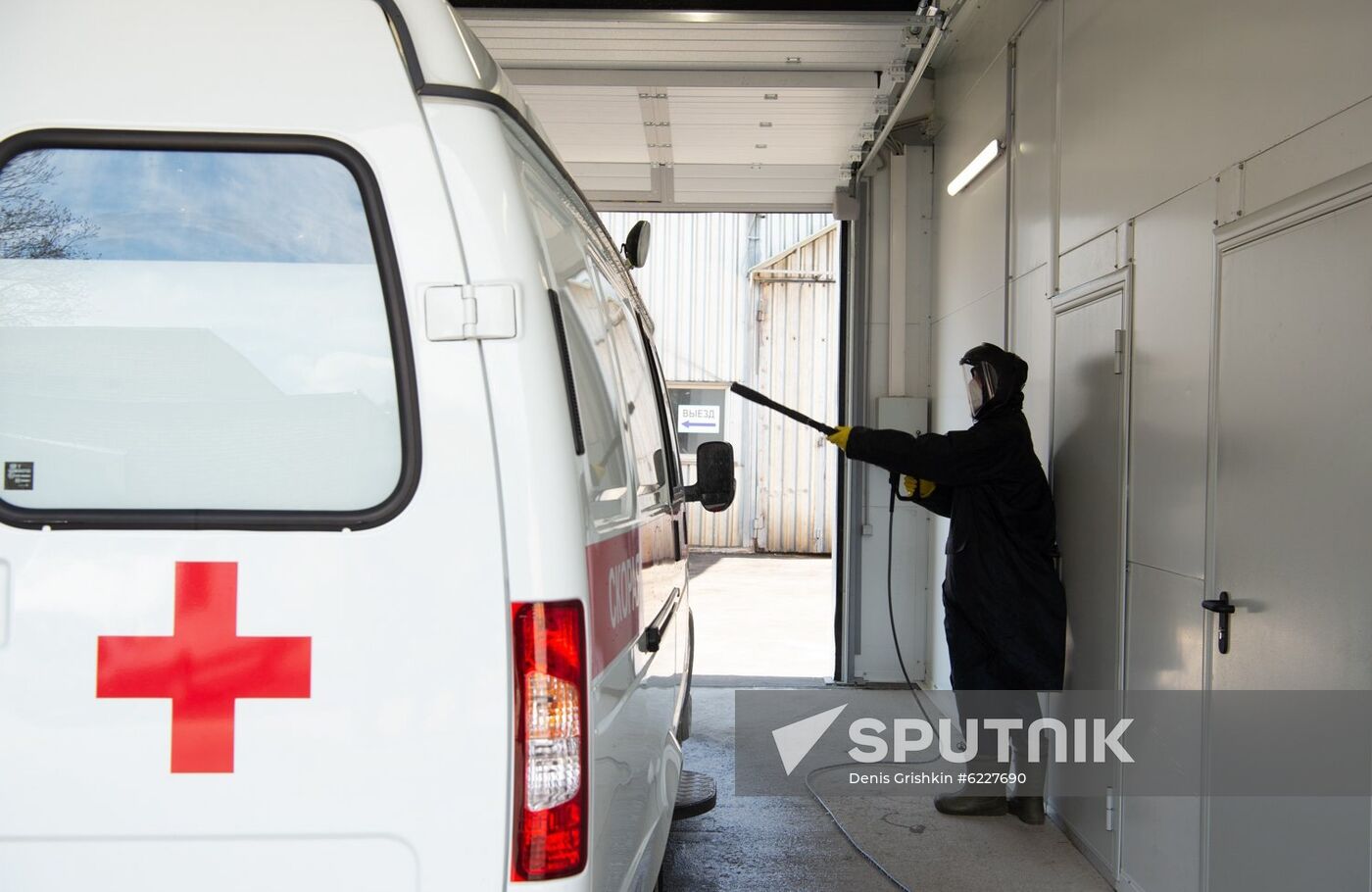 Russia Coronavirus Disinfection