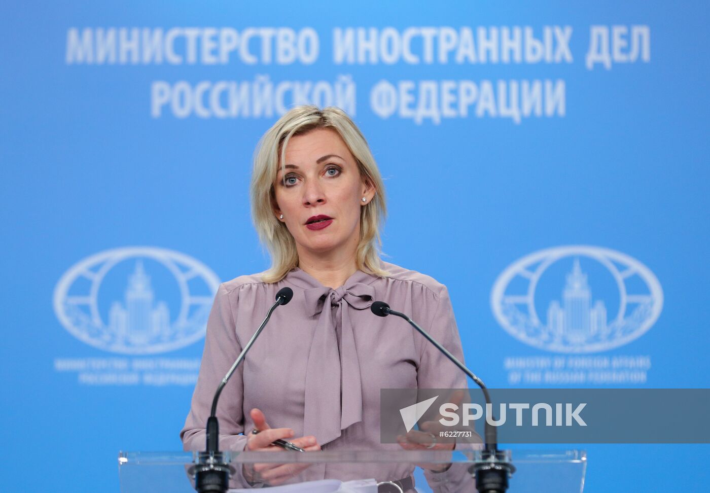 Russia Zakharova Briefing