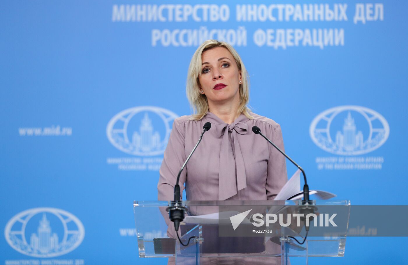 Russia Zakharova Briefing