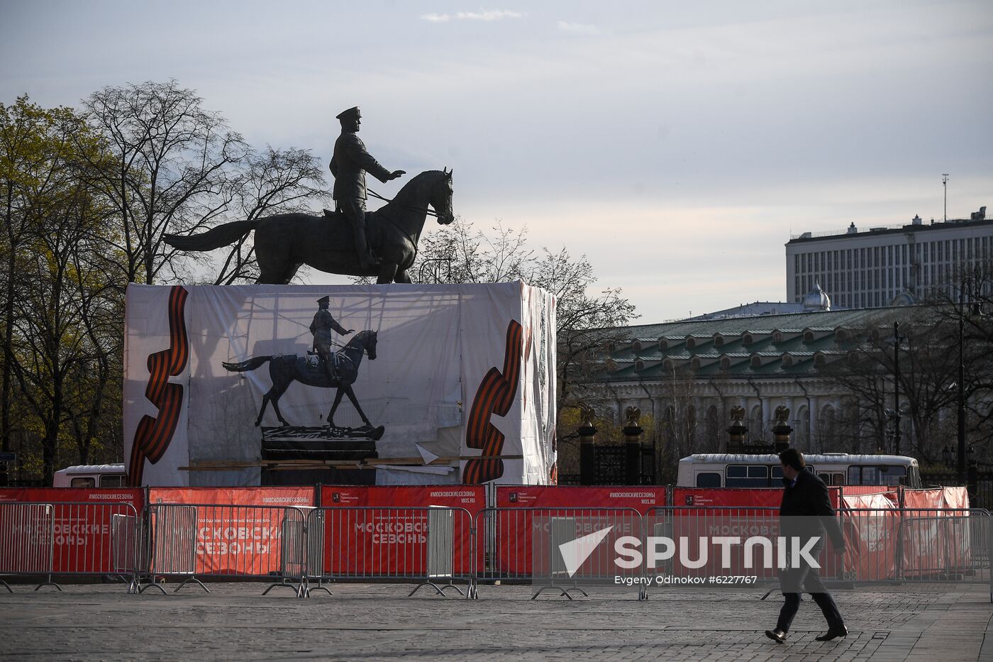 Russia Zhukov Monument Replacement