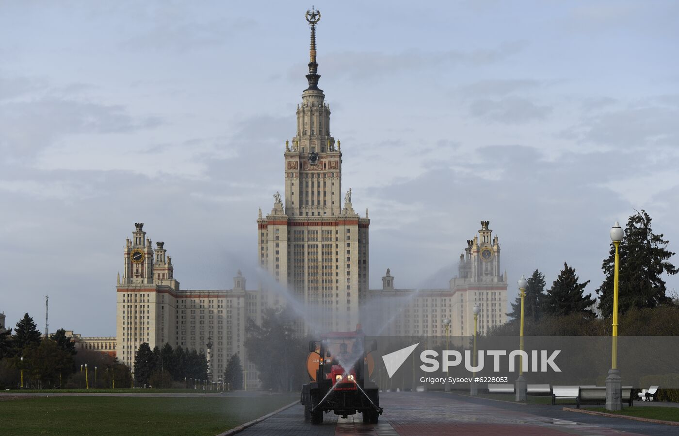 Russia Coronavirus Disinfection