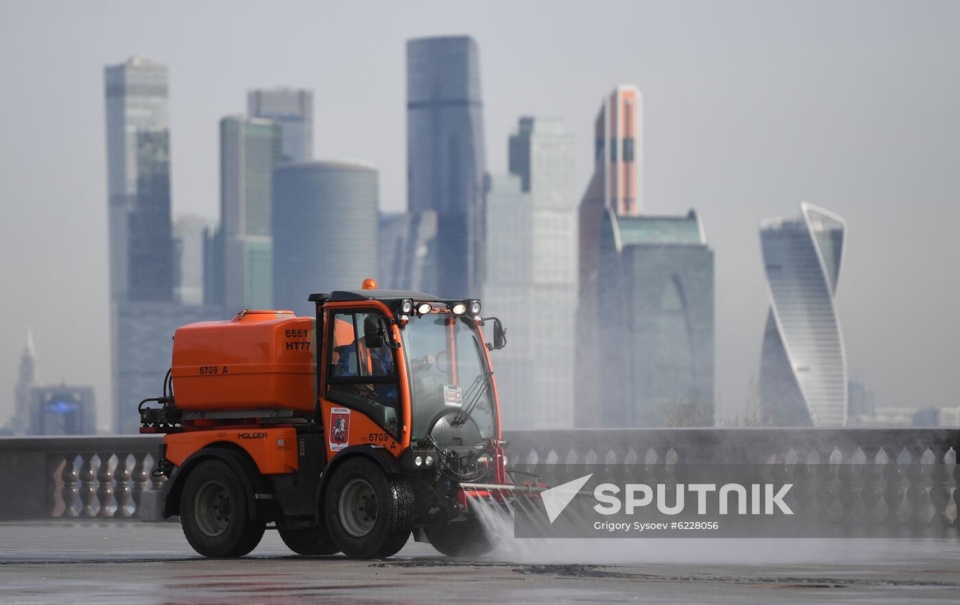 Russia Coronavirus Disinfection
