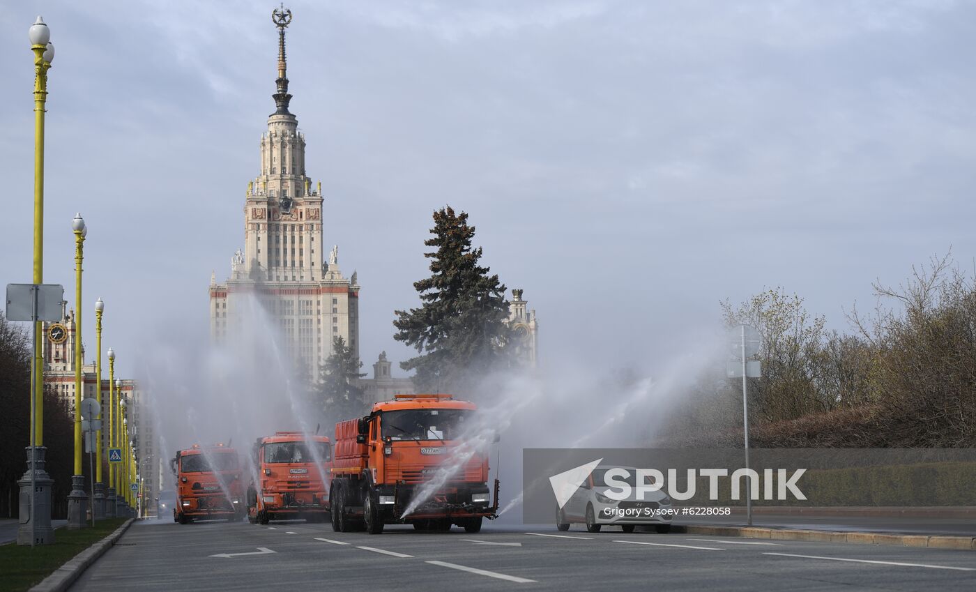 Russia Coronavirus Disinfection