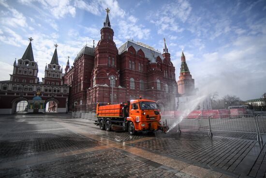 Russia Coronavirus Disinfection