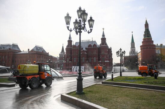 Russia Coronavirus Disinfection