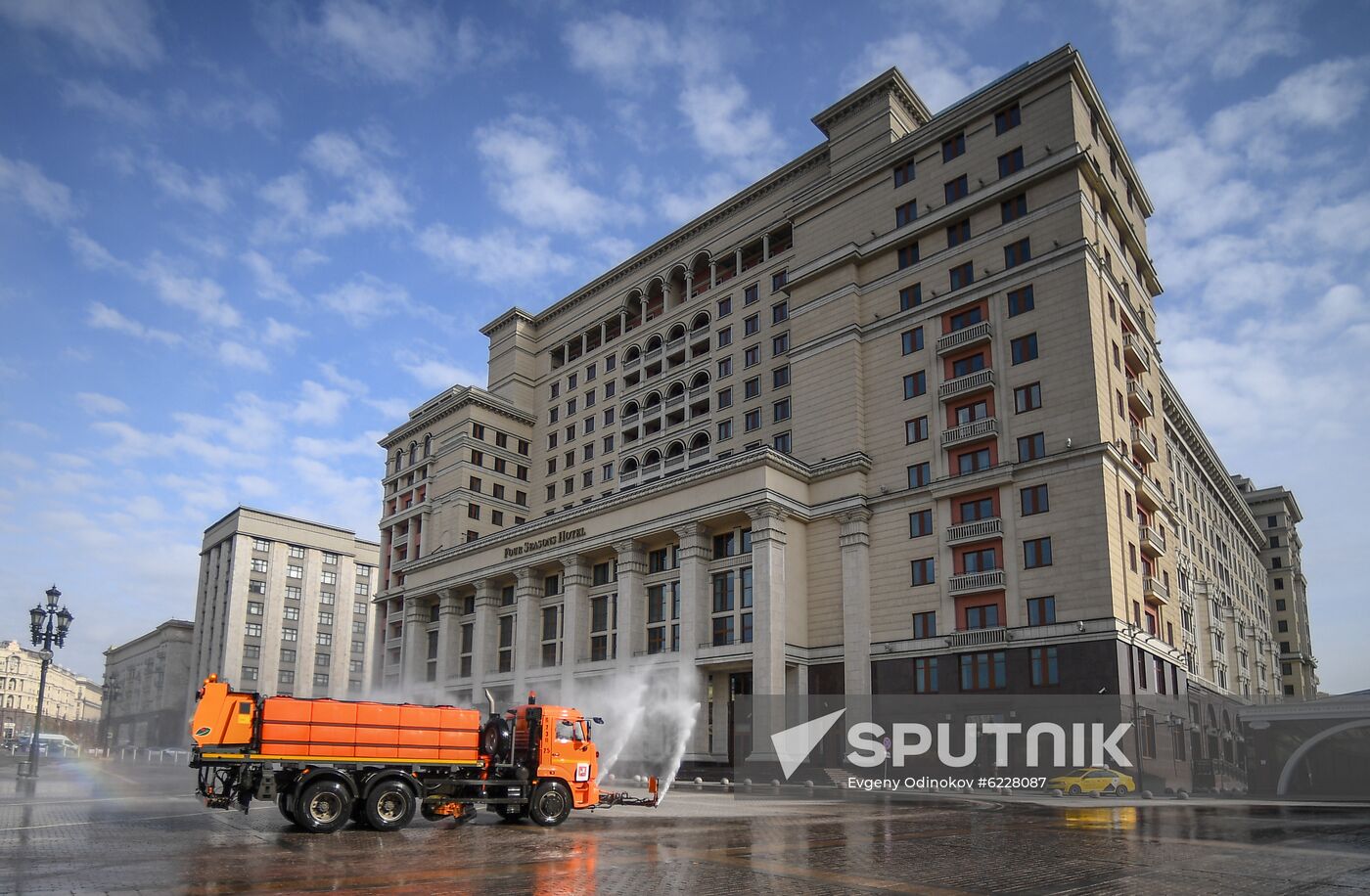 Russia Coronavirus Disinfection
