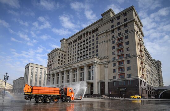 Russia Coronavirus Disinfection