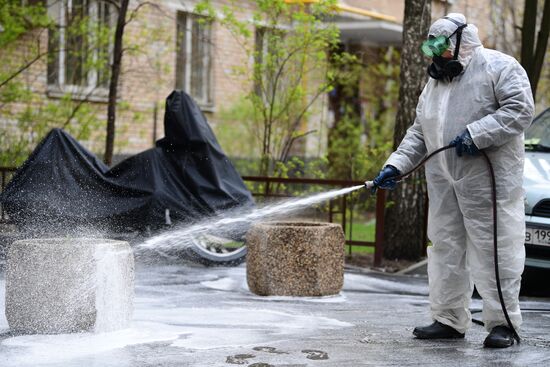 Russia Coronavirus Disinfection
