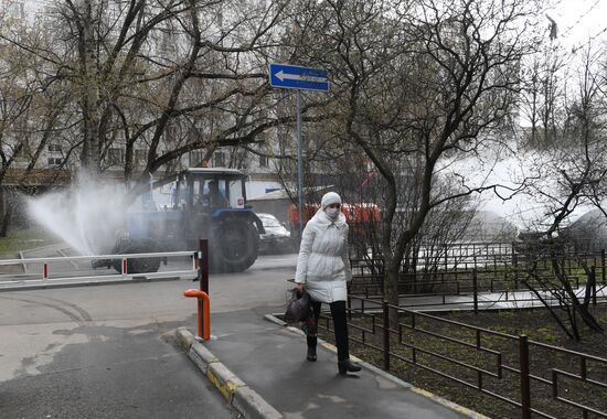 Russia Coronavirus Disinfection