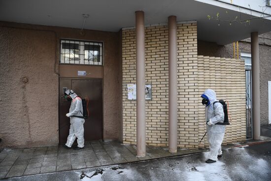 Russia Coronavirus Disinfection