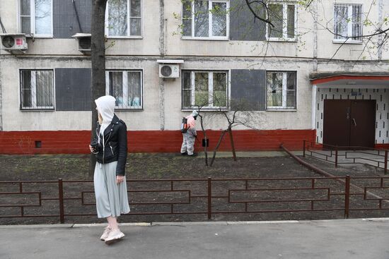 Russia Coronavirus Disinfection