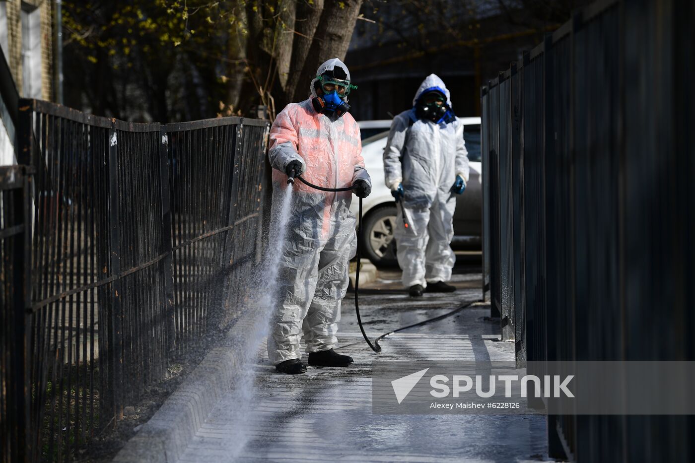 Russia Coronavirus Disinfection