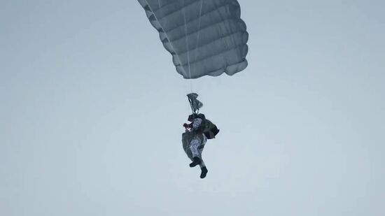 Russia Arctic Paratroopers