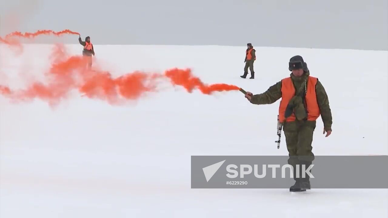 Russia Arctic Paratroopers