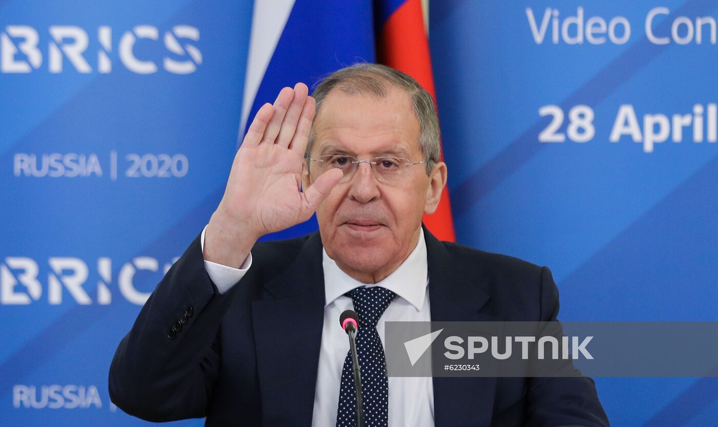 Russia BRICS Coronavirus Meeting