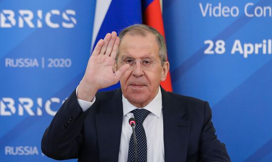 Russia BRICS Coronavirus Meeting