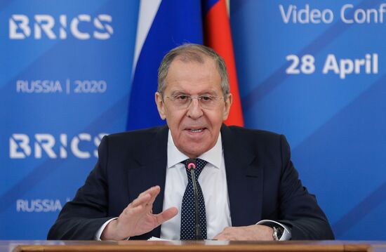 Russia BRICS Coronavirus Meeting