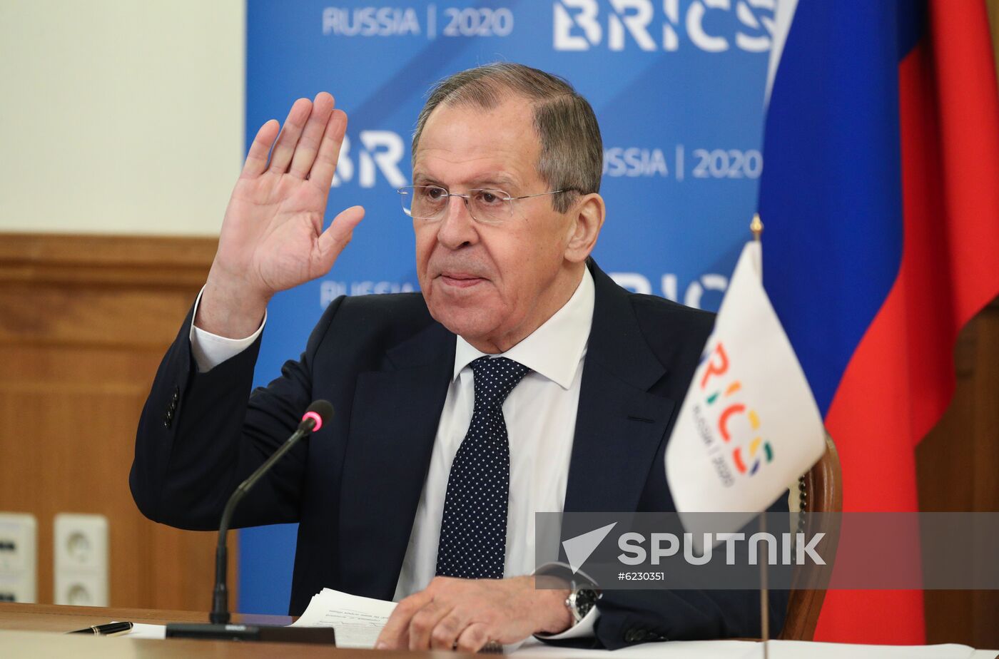 Russia BRICS Coronavirus Meeting