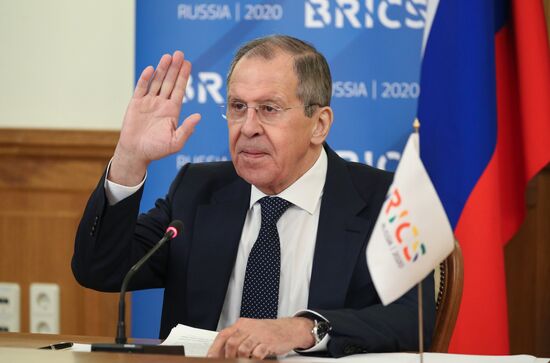 Russia BRICS Coronavirus Meeting