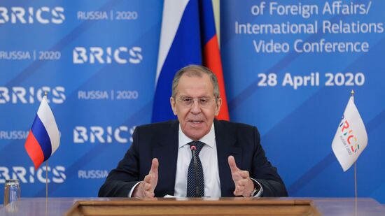 Russia BRICS Coronavirus Meeting