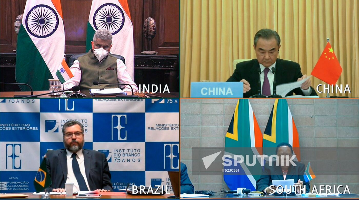Russia BRICS Coronavirus Meeting