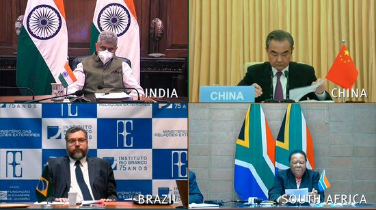 Russia BRICS Coronavirus Meeting