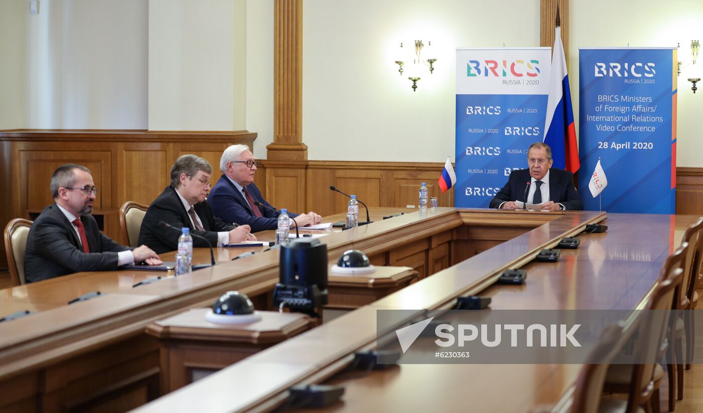 Russia BRICS Coronavirus Meeting