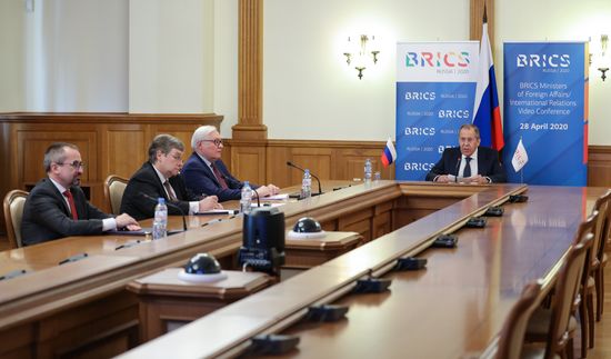 Russia BRICS Coronavirus Meeting