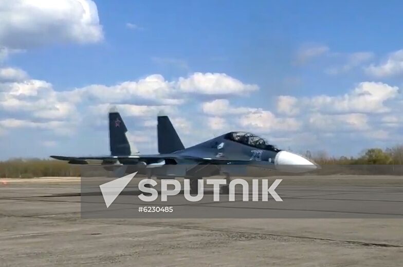 Russia Air Force Drills