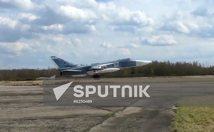 Russia Air Force Drills