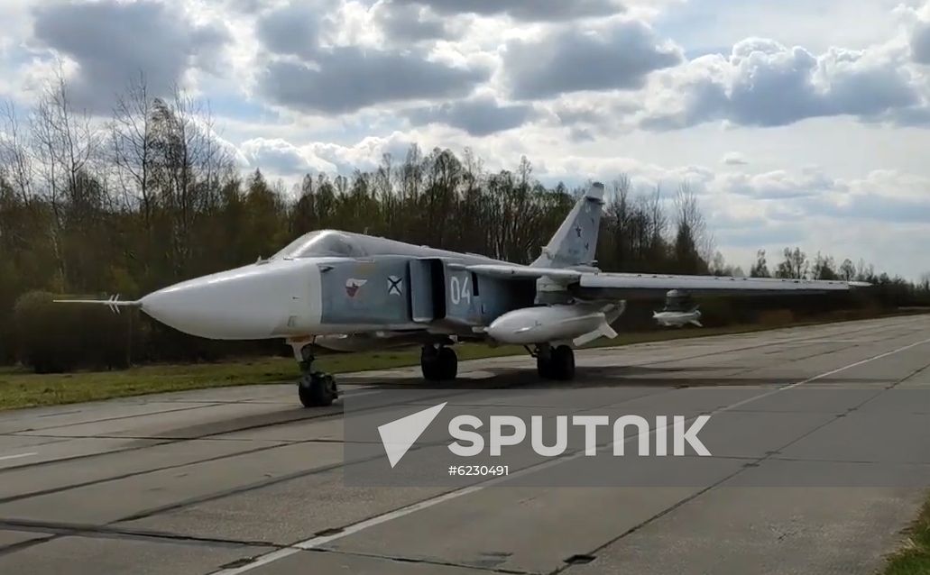 Russia Air Force Drills