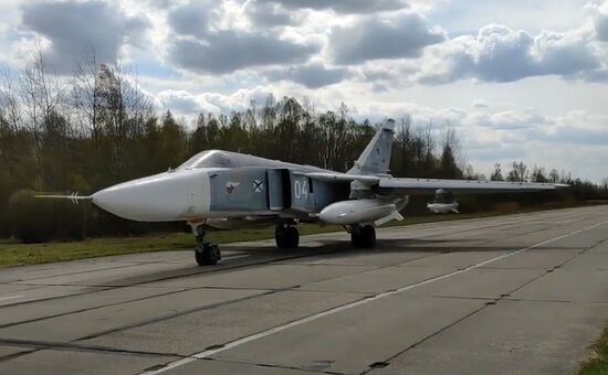 Russia Air Force Drills