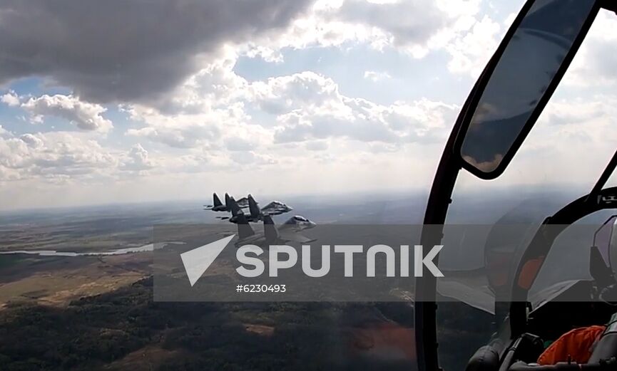 Russia Air Force Drills