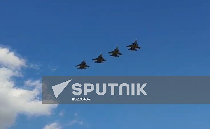 Russia Air Force Drills