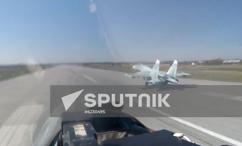 Russia Air Force Drills