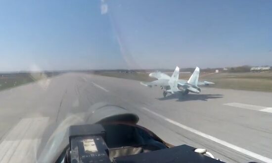 Russia Air Force Drills
