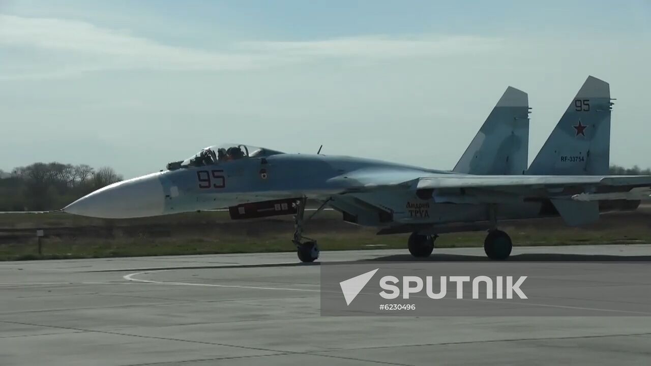 Russia Air Force Drills