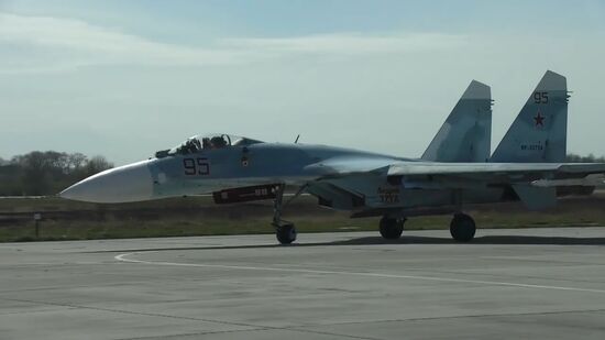 Russia Air Force Drills