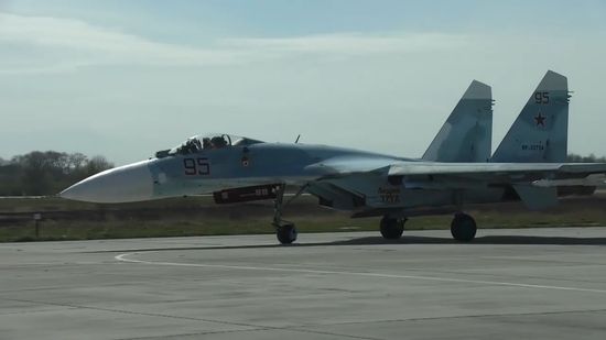 Russia Air Force Drills