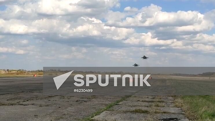 Russia Air Force Drills