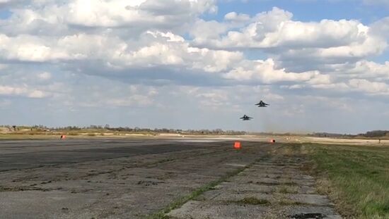 Russia Air Force Drills