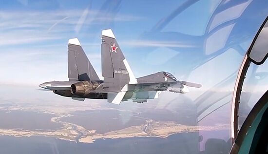 Russia Air Force Drills
