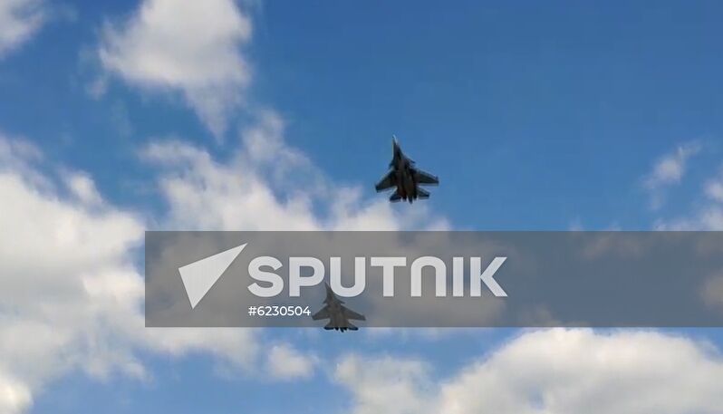 Russia Air Force Drills