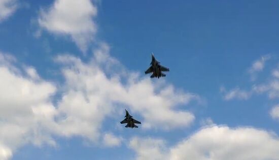 Russia Air Force Drills