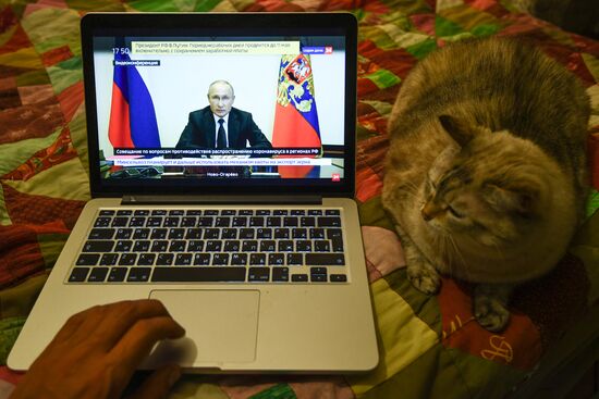 Russia Putin Coronavirus Fight