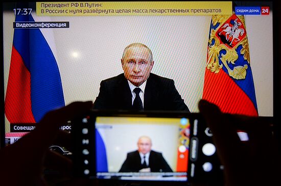 Russia Putin Coronavirus Fight