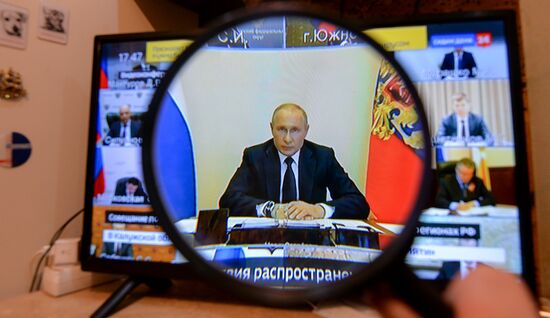 Russia Putin Coronavirus Fight