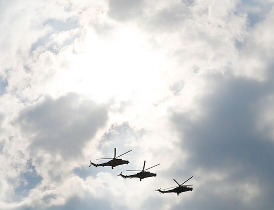 Russia Victory Day Parade Rehearsal